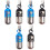 6Pièces Colliers Animaux Avec Plaques Id Noir , Design 3