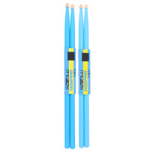 4Paires Baguettes Percussion Bois Érable Couleur Bleu Ciel Résistantes