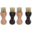 4Pièces Brosse Chaussures Multifonction Porc Manche Coloré 2