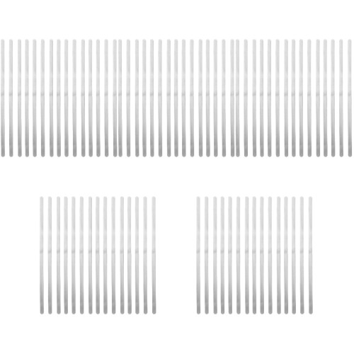 90Pièces Bracelets Blanks Bangles Argentés Pour Accessoires DIY 2