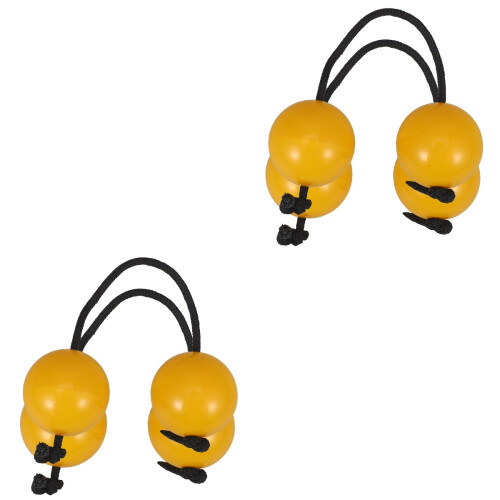 4Pièces Balles Shaker Une Main En Nylon PVC Sable Durable 2