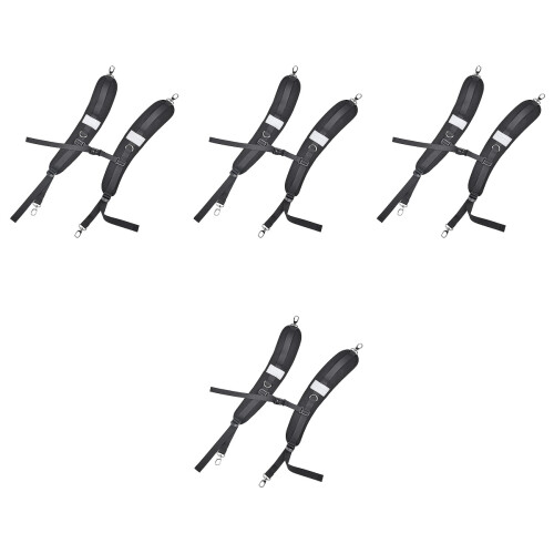 4Pairs Adjustable Double Shoulder Straps Neoprene Backpack Replacement 1