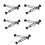 10 Pcs Office Stainless Steel Adjustable Supplies 6