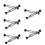 10 Pcs Office Stainless Steel Adjustable Supplies 7
