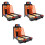 3Pièces Jeu Mini Basket Interaction Enfants Plastique 3