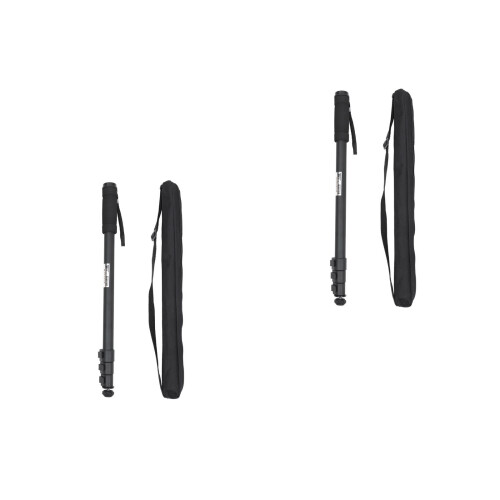 2Pcs Black Telescopic Dslr Monopod Lightweight Portable Camera Stand 1