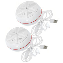 2Pcs Portable Mini Washing Machine USB Clothes Washer For Dorm Home