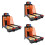 3Pièces Jeu Mini Basket Interaction Enfants Plastique 6