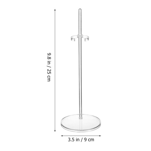 24Pièces Support Transparent Clip Ajustable 2