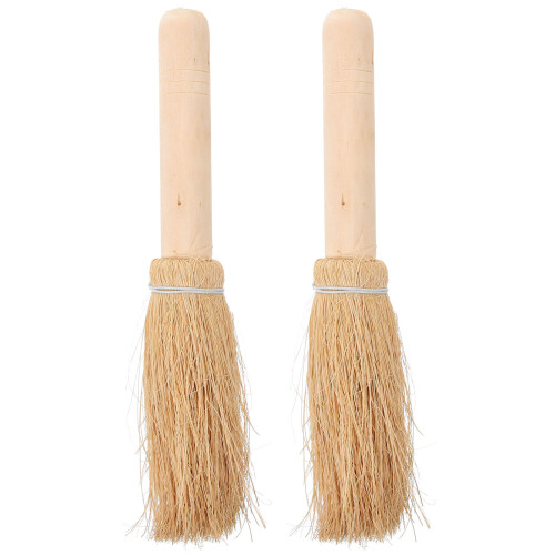 2 Pack Sink Brushes For Cleaning Dishes Scrubbing With Handle Cleaner