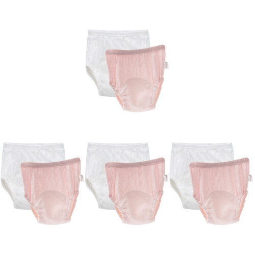 8Pièces Couches Réutilisables Bébé Pantalons Coton Colorés 2
