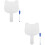 2Ensembles Tableaux Blancs Réutilisables Avec En Bois ABS 8