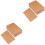 Light Brown Blank Postcards Wynbing Diy Artwork Message Cards 3