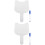 2Ensembles Tableaux Blancs Réutilisables Avec En Bois ABS 7