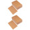 Light Brown Blank Postcards Wynbing Diy Artwork Message Cards 5