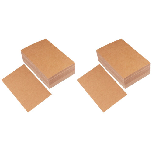 Light Brown Blank Postcards Wynbing Diy Artwork Message Cards 1