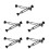 10 Pcs Office Stainless Steel Adjustable Supplies 5