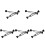 10 Pcs Office Stainless Steel Adjustable Supplies 2