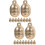 20Pièces Cloches Métal Pour Collier Chat Durable 6