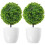 6Pcs Decorative Artificial Boxwood Topiary Balls for Indoor Use 2