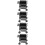 4Pièces Mini Grille Barbecue Fer Noir Accessoire Décoration Mini 8