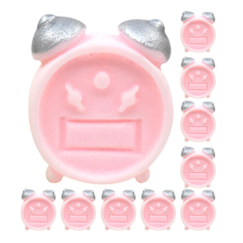 40Pièces Mini Horloges Rose Résine Accessoires Décor Maison 1