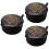 3Pcs Black Ceramic Calligraphy Inkstone Smooth Multipurpose Inkslab 5
