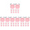 40Pièces Mini Horloges Rose Résine Accessoires Décor Maison 4