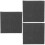 3Pièces Feutre Graphite Souple Pour , Usage Extérieur Noir 8