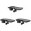 3Pièces Support Plateau Microphone Noir Réglable Avec -Gobelet 2