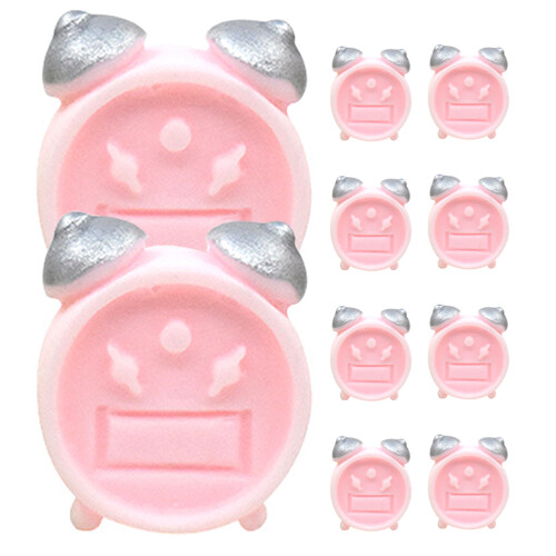 40Pièces Mini Horloges Rose Résine Accessoires Décor Maison 2