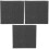 3Pièces Feutre Graphite Souple Pour , Usage Extérieur Noir 5