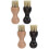 4Pièces Brosse Chaussures Multifonction Porc Manche Coloré 5
