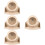 4Sets Khaki Hamster Roller Wheel Quiet Exercise Toy for Small Pets 6