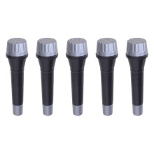 10Pièces Microphones Jouets Enfants Plastique Noir Durable