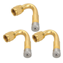 6Pièces Rallonge Valve Pneu 45 Cuivre Accessoire Auto Durable