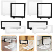 24Pcs Floating Jewelry Storage Box Assorted Color ABS Pe Display Stand