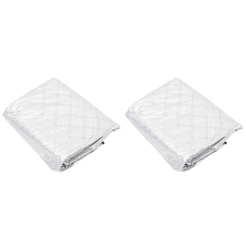 2Pcs Auto Snow Cover Non-Woven Fabric Durable Car Windshield Shield 1
