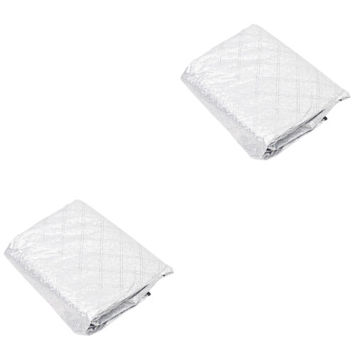 2Pcs Auto Snow Cover Non-Woven Fabric Durable Car Windshield Shield 2