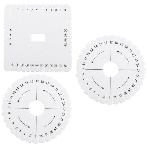 6Pièces Planche À Tisser Eva Pour Bracelets Faits Main 1