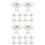 20Pcs Golden Silicone Earring Backs for Studs Secure Locking Stoppers 4