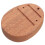 2Pcs Light Brown Kalimba Base Solid Wood Thumb Piano Replacement Tool 1