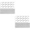 2Ensembles Clôture Jardin Plastique Filet Multiusage Décorative 6