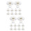 20Pcs Golden Silicone Earring Backs for Studs Secure Locking Stoppers 6