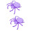 2Pièces Plateau De Présentation Violet ABS Usage 8