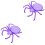 2Pièces Plateau De Présentation Violet ABS Usage 4