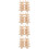 4Pcs Small Spool Rack Light Brown Wooden Thread Organizer for Sewing 8