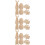 18Pcs Unfinished Easter Cutouts Light Brown DIY Crafts 7