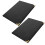 2Pcs Reusable Black Menu Book Clear PVC Cover for Restaurant Dining 1