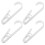 20Pcs Plastic Clothes Clamps White Multi-Function Clips for Home 1